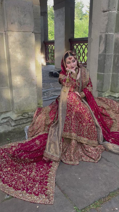 Stunning zeeshan danish bridal